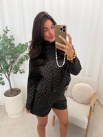 Polka dot set Vivian ES2180 zwart