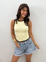 Tanktop Kylie JW2213 geel