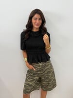 Getailleerd t-shirt Maaike H4767 zwart
