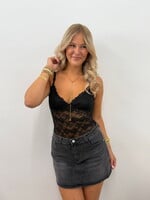 Kanten body Mirthe 23572 zwart