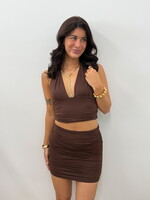 Halter top Jessy VD2093-1 choco