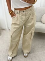 Parachute broek H4873 beige