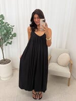 Maxi jurk Nova 23615 zwart