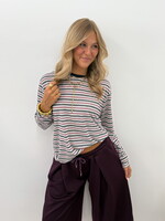 Striped longsleeve Anna 46159A Navy