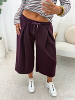Bermuda jogger Mia JS2330 burgundy