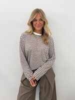 Striped longsleeve Meave H16188 choco