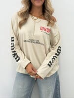 Off schoulder longsleeve Chloé H16168 beige (PRE ORDER 1STE WEEK SEPTEMBER )