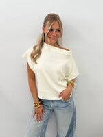 Off shoulder trui Julia 5074 creme