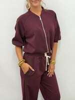 Twee delig set Mae JS2332 burgundy