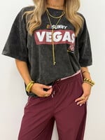 Oversized t-shirt Vegas 46146 donkergrijs