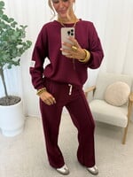 2 Delig set Elina JS2331 burgundy