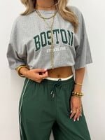 Oversized t-shirt Boston 46144 grijs