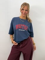 Oversized t-shirt Boston 46144 navy