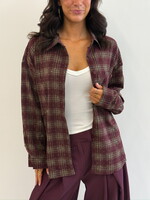 Strass blouse Mirthe 5618 burgundy