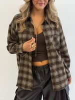 Strass blouse Mirthe 5618 choco