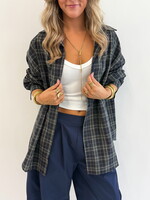 Oversized blouse 61071 navy