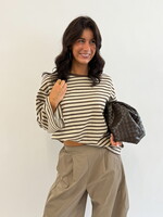 Striped longsleeve Bibi 61015 choco