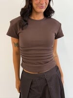Getailleerd shirt Nova L2189 choco