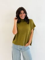 Korte mouwen trui Lizzy 5857 olive