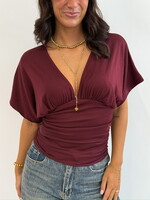 Top Fien 3374 burgundy