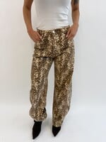 Barrel jeans deer W5009 bruin