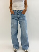 Baggy loose fit jeans W3862 blauw