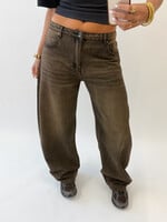 Balloon jeans A3936 choco