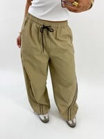 Track pants Zoey 23661 taupe