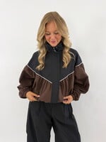 Track jacket Lindsey H4963 choco