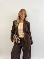 Getailleerde blazer Noveyah 8118 choco