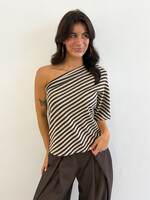 Off schoulder top Lot ES4558 choco
