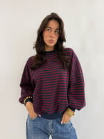 Sweatshirt open rug Sanne 12175 rood