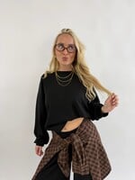 Sweatshirt Denise 53075 zwart
