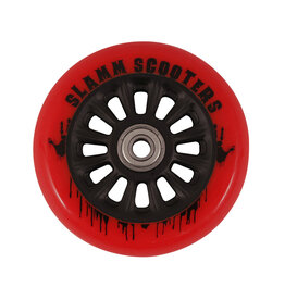 Slamm Stuntstep wiel rood/ red- Slamm Nycore 100mm