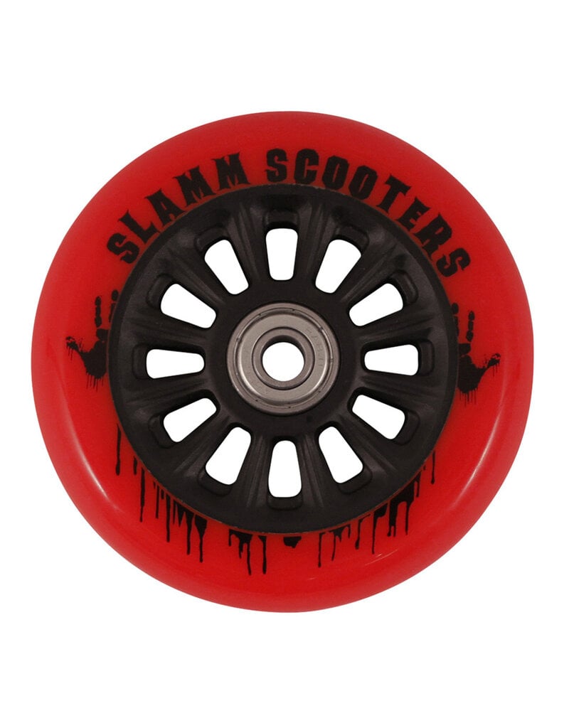 Slamm Stuntstep wiel rood/ red - Slamm Nycore 100mm