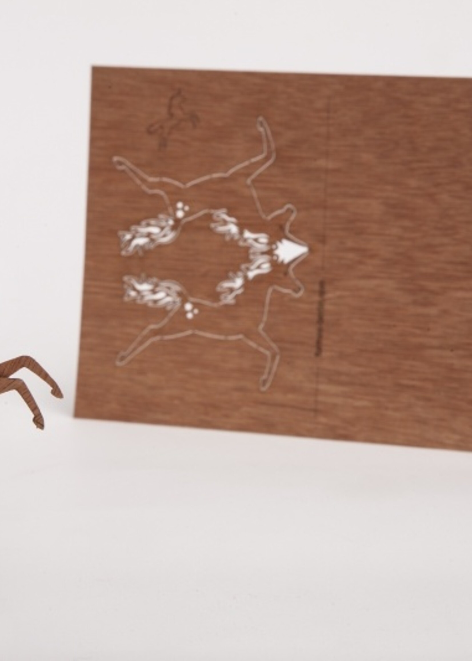 3D Houten Kaart MEERDERE FIGUREN