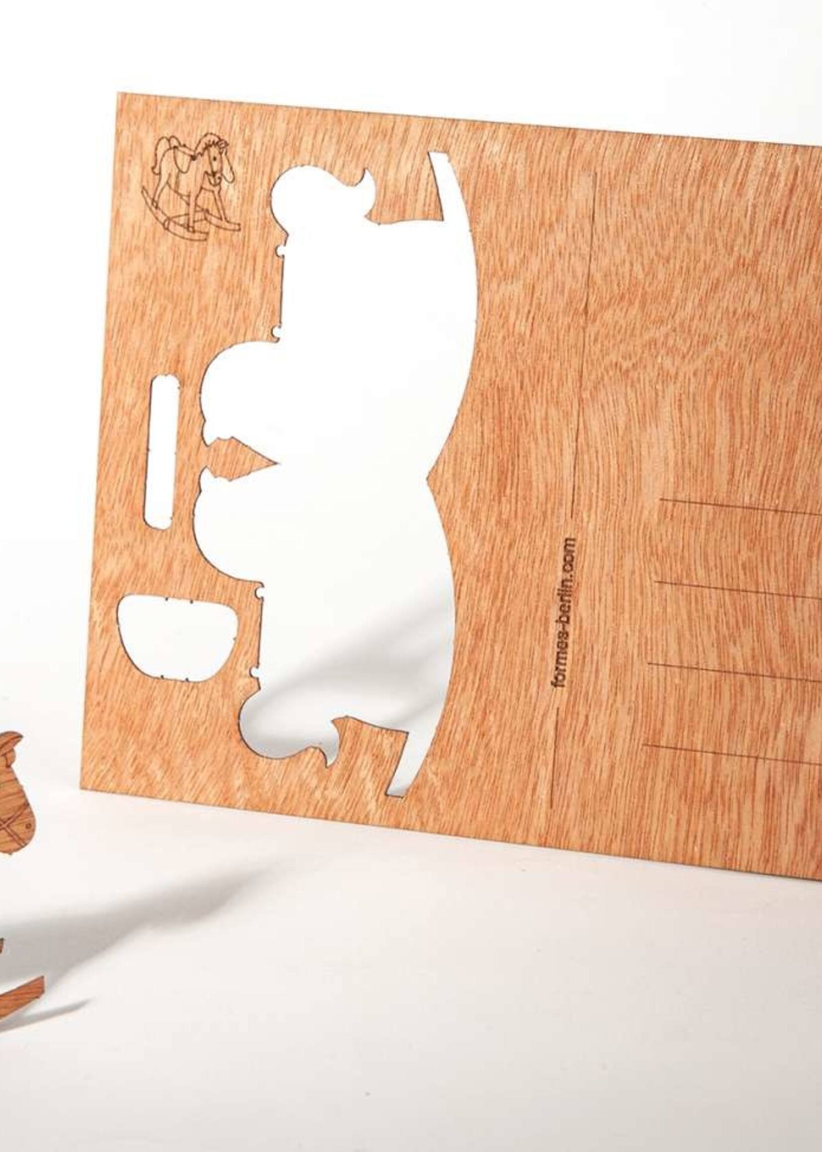 3D Houten Kaart MEERDERE FIGUREN