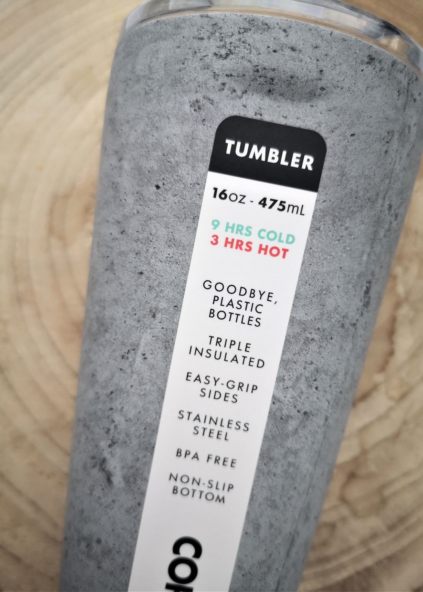 Corkcicle Tumbler - Concrete 475ml