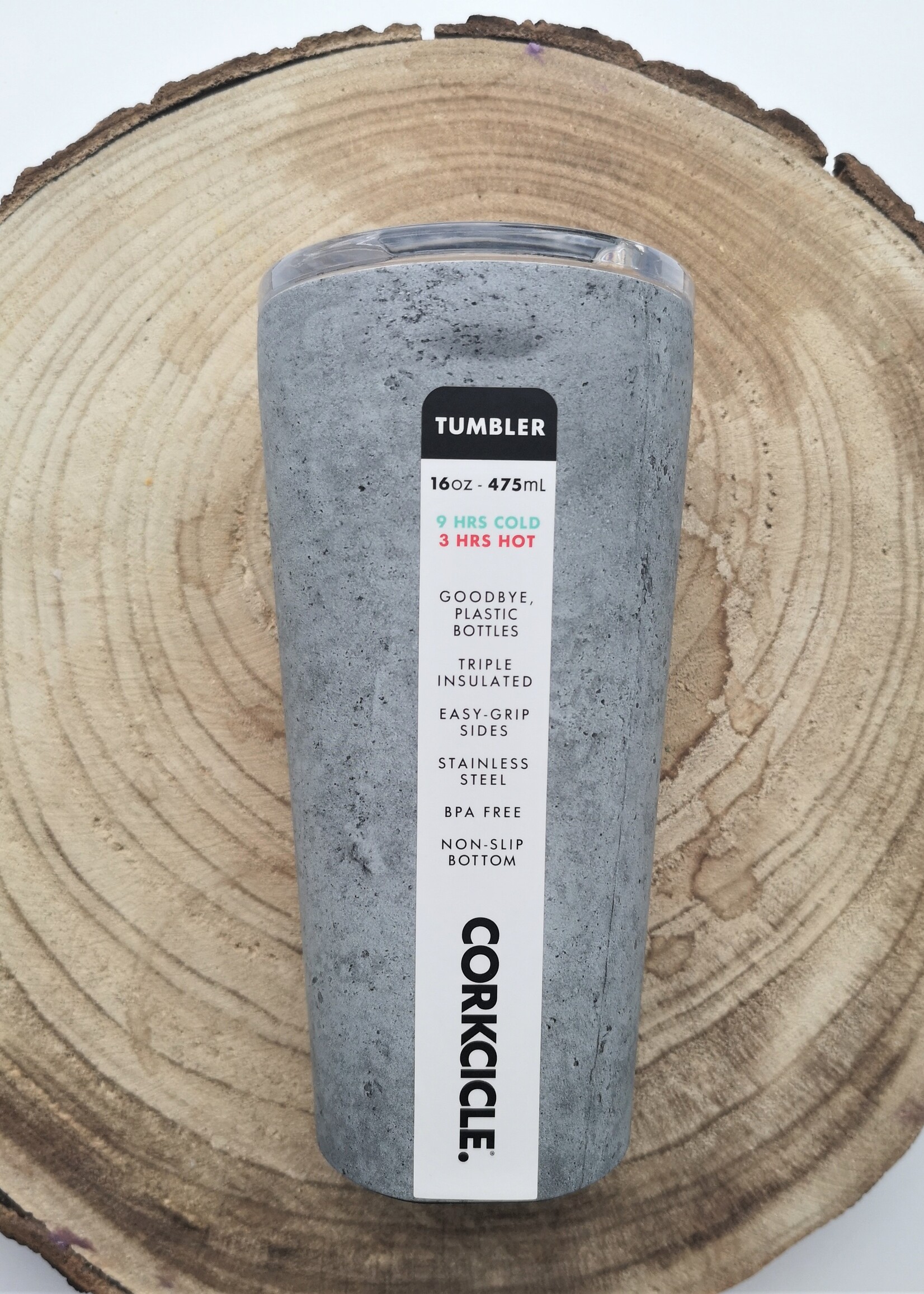 Corkcicle Tumbler - Concrete 475ml