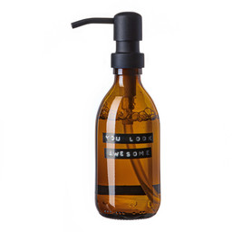 Wellmark Handzeep 250ml YOU LOOK AWESOME - Zwart