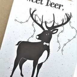 BloomYourMessage Plantbare kaart - Happy New Year - Sweeet Deer