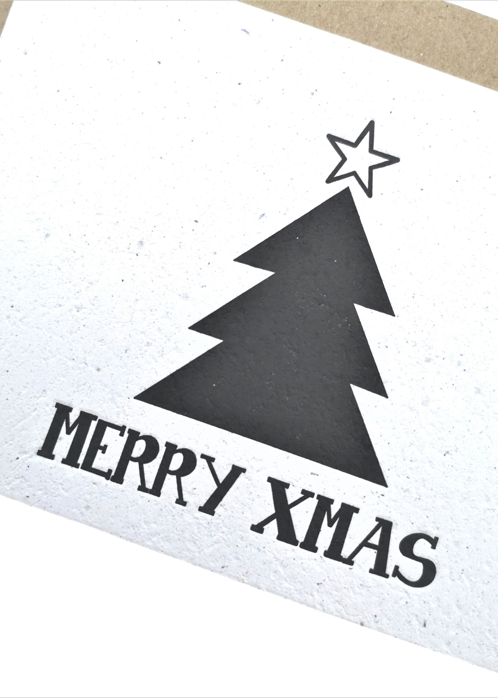 BloomYourMessage Plantbare kaart - Merry Xmas - Kerstboom