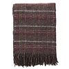 Klippan Wollen Plaid SQUARE BROWN/RED