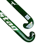 RedDragon Stag  Matrix 6000 Hockeystick - C-Bow - 60% Carbon - Senior - Zwart/Groen