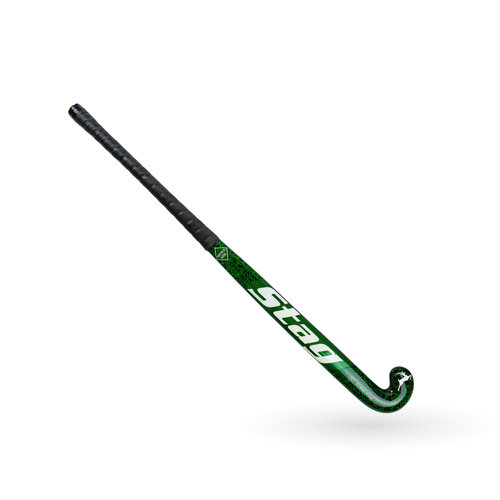 RedDragon Stag  Matrix 6000 Hockeystick - C-Bow - 60% Carbon - Senior - Zwart/Groen