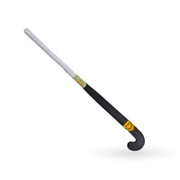 ONE80 Stag  Pro 7000 Hockeystick - L-Bow - 70% Carbon - Senior - Zwart/Geel - Copy