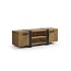 Quality Oak TV-meubel seti, 2 deuren, 2 open vakken