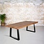 Eetkamertafel mangohout | Dunne trapezium poot - Copy