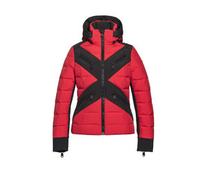 white cross fleece jacket