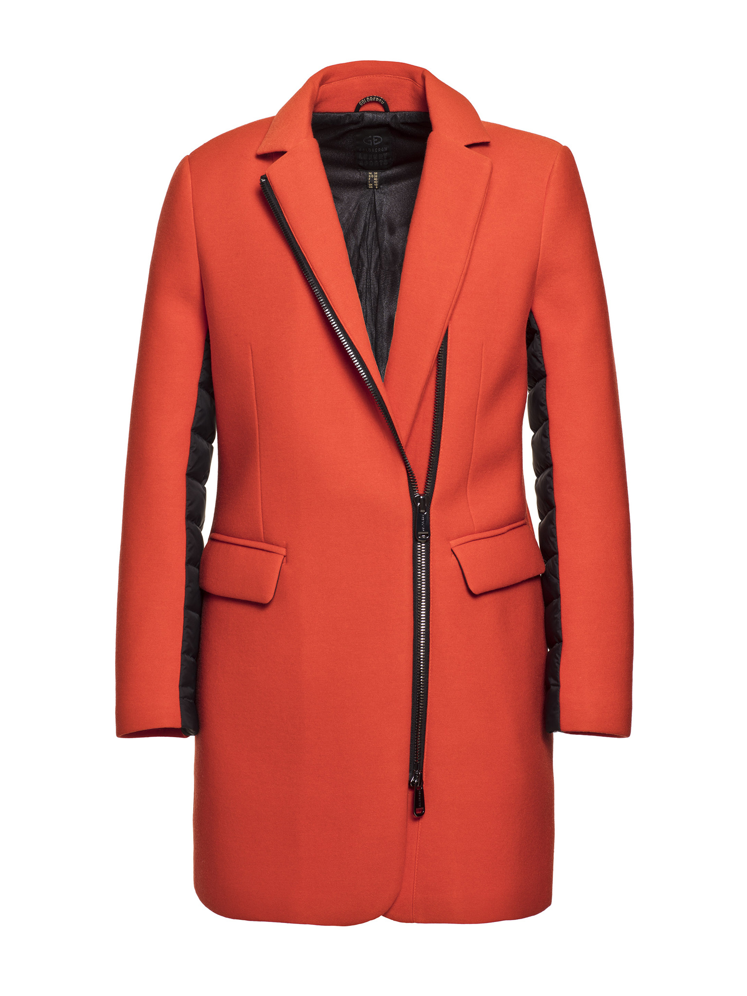 orange red blazer